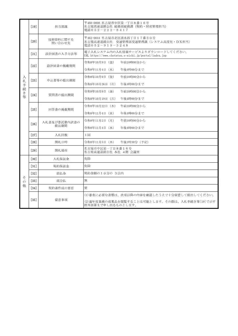 【入札公告等】令和８年度道路交通情報提供の高度化検討業務委託.pdf 2ページ目のプレビュー