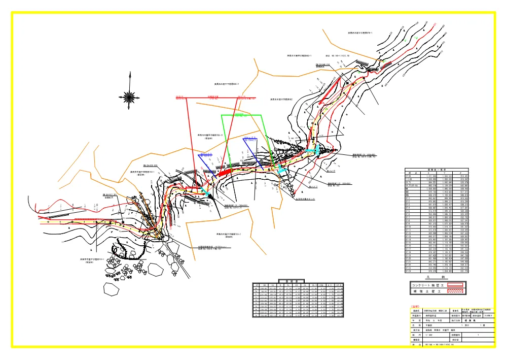 Ｒ８馬林 林開田野内杖立線樫原 美馬市 開設工事（企育）（設計図面）.pdf 1ページ目のプレビュー