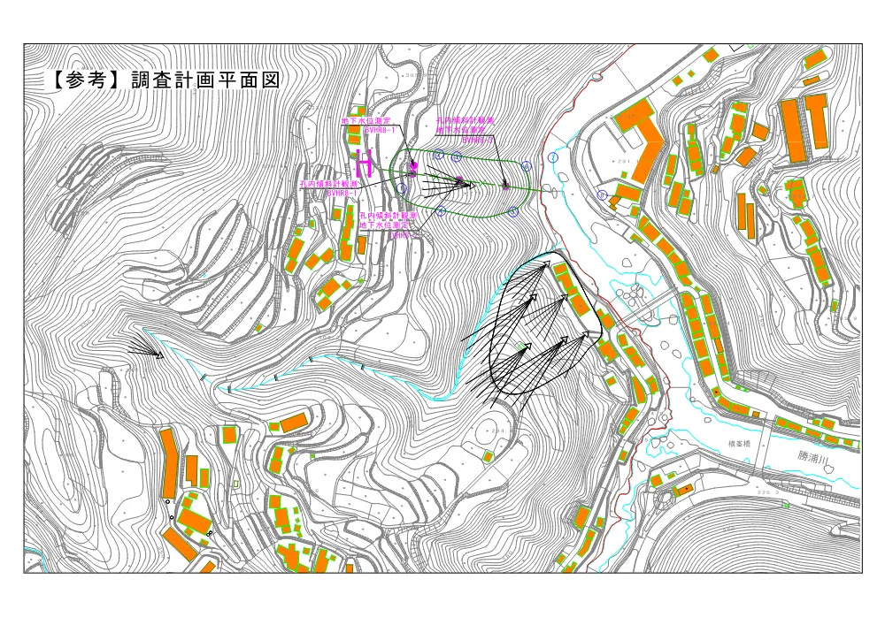 Ｒ８徳土 生実地すべり 上勝・生実 地すべり調査業務（１）（参考図）.pdf 1ページ目のプレビュー