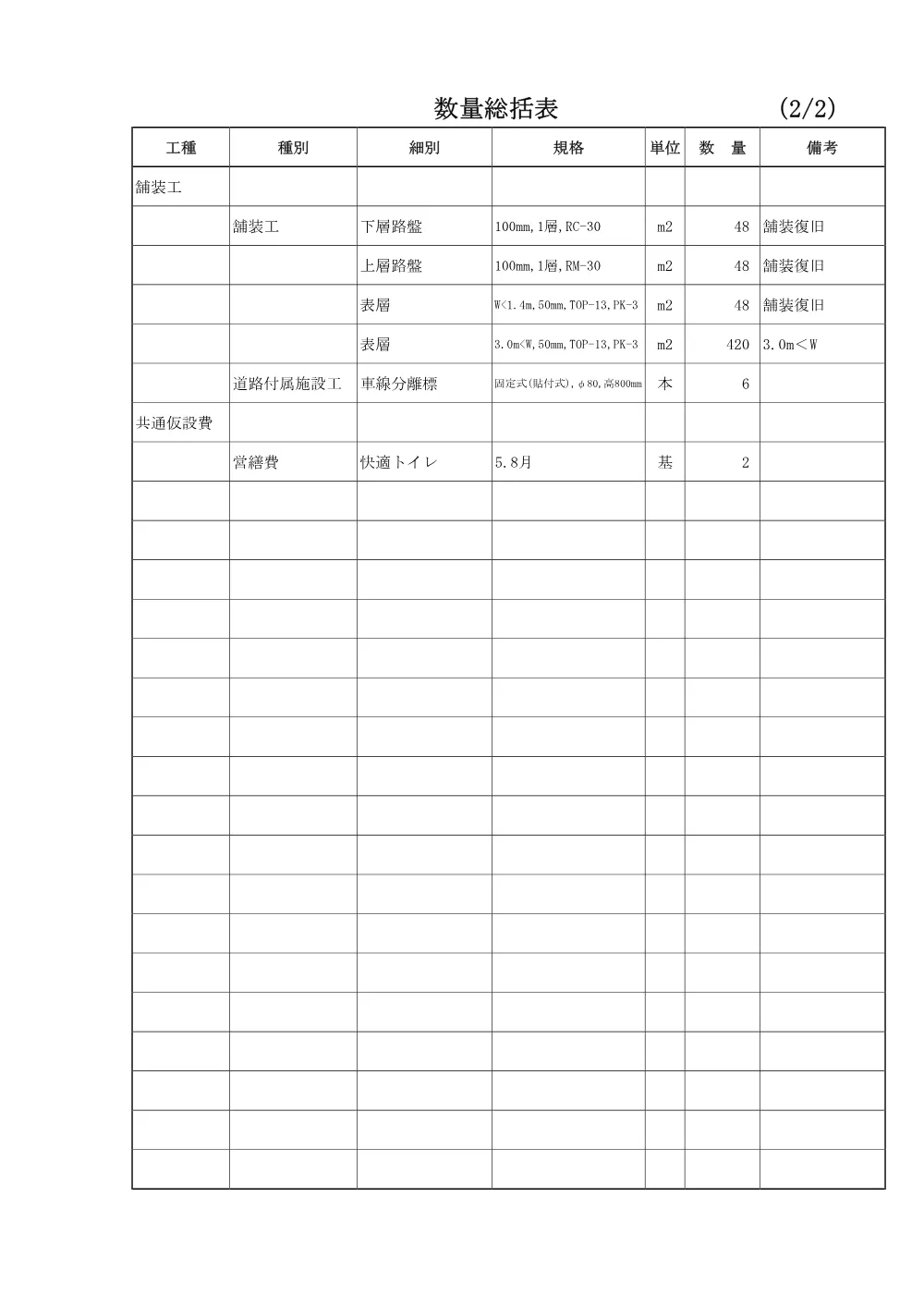 R07道改（特定）03-07-3(数量)実施.pdf 2ページ目のプレビュー