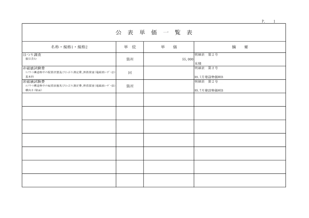 R08道交地防安（耐震）112-100-0305(公表単価)実施.pdf 1ページ目のプレビュー