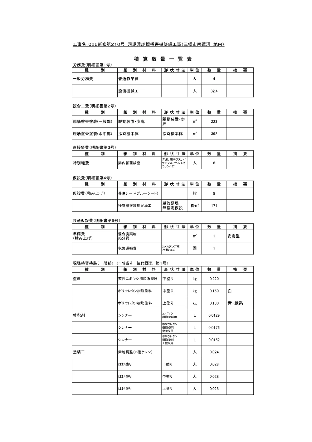 積算参考資料（026新修第210号）.pdf 2ページ目のプレビュー