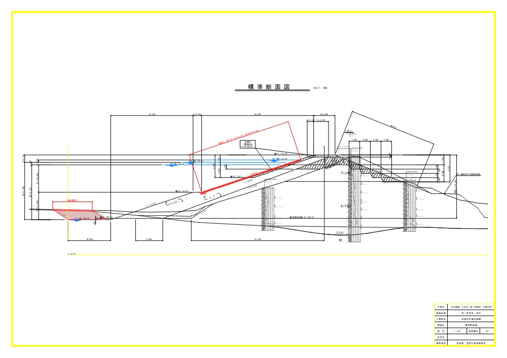 Ｒ８吉耕 ため池 第１金清池 付帯工事（設計図面）.pdf 3ページ目のプレビュー