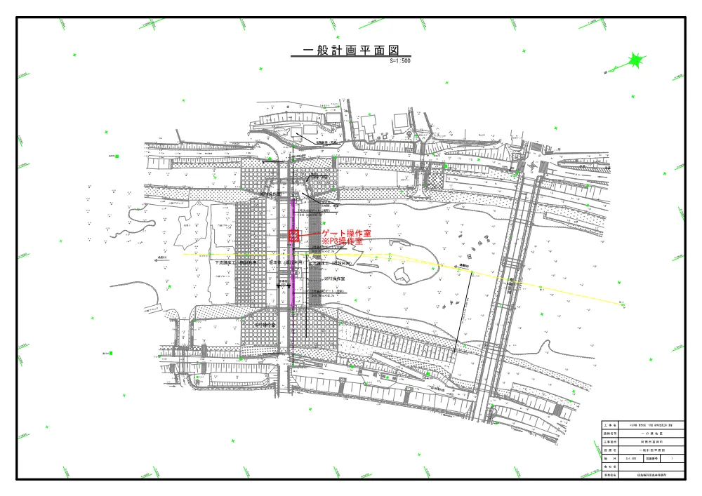 Ｒ８阿耕 耐震対策 一の堰 操作室改修工事（着指）設計図面.pdf 1ページ目のプレビュー