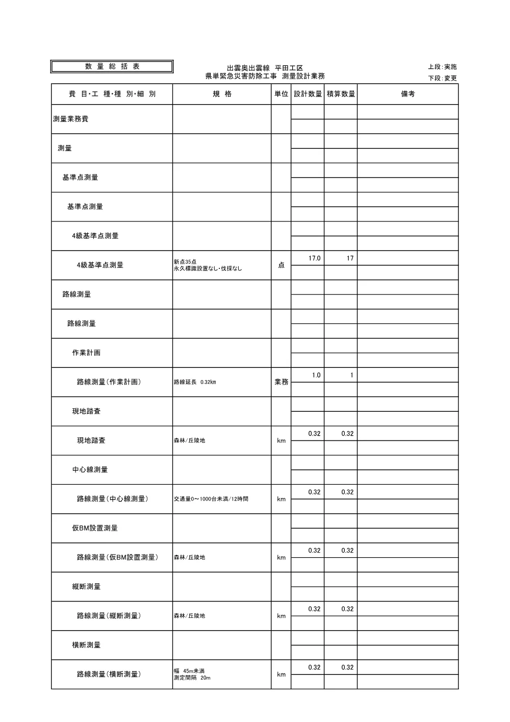 02_見積参考資料-1（平田工区）.pdf 3ページ目のプレビュー