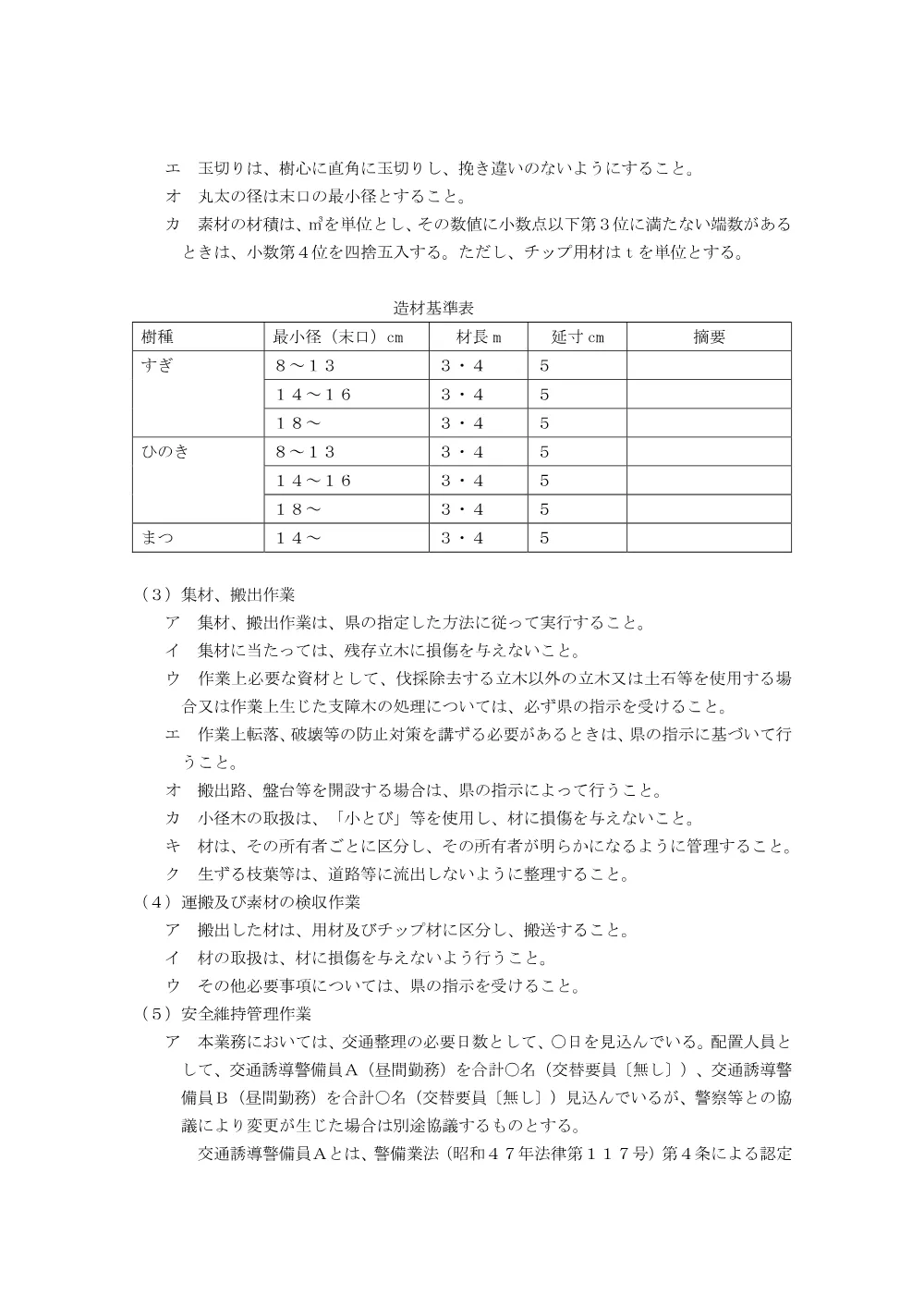 機密性１｜Ｒ８那林 倒木対策 那賀町木頭折宇 委託業務（仕様書）.pdf 3ページ目のプレビュー