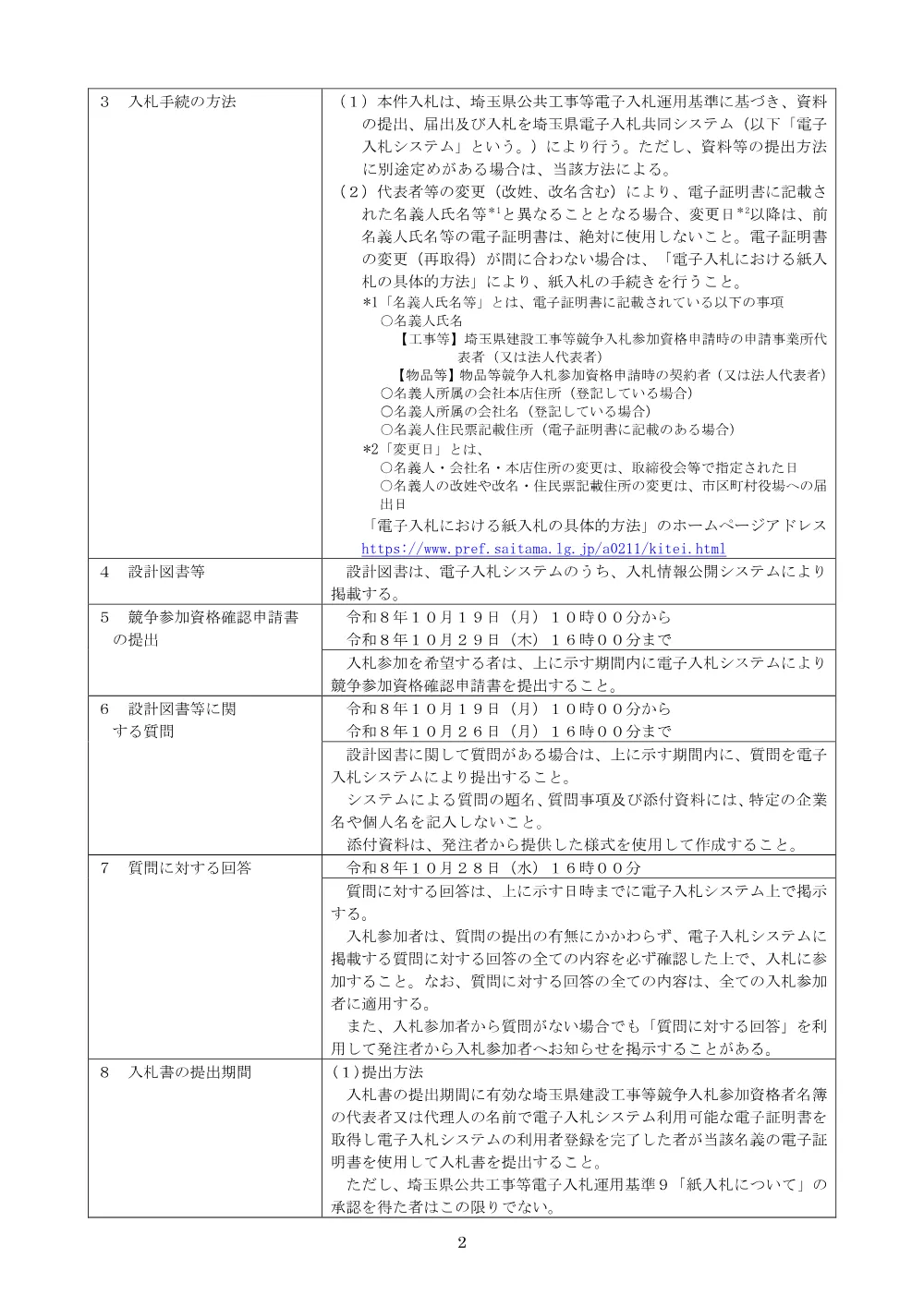 公告文　026-160 地盤変動影響事後調査（入間川横断工区）業務委託　.pdf 2ページ目のプレビュー