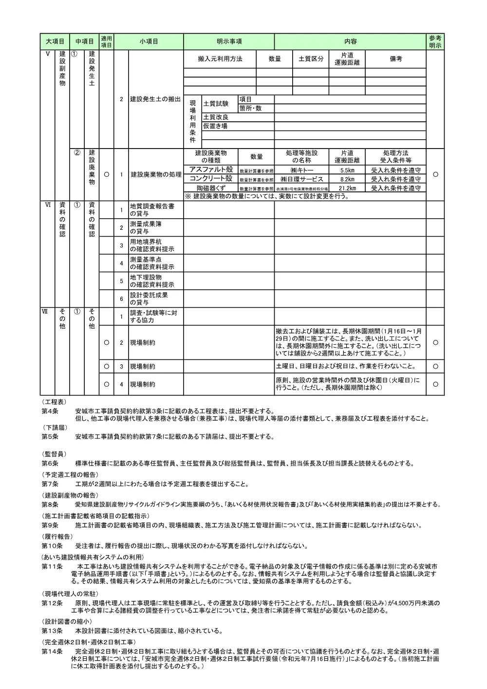 2026108265特記仕様書.pdf 3ページ目のプレビュー