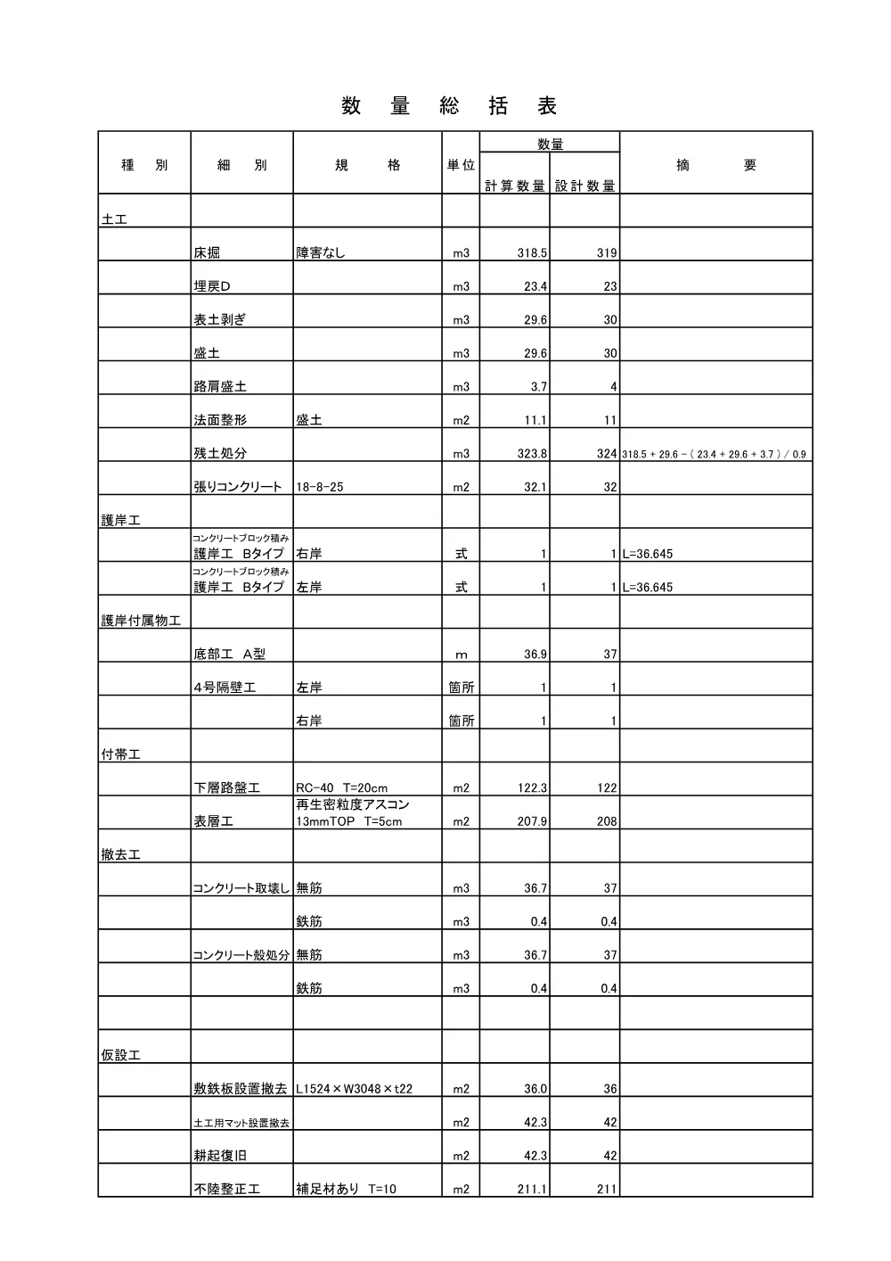 2026108273数量調書.pdf 2ページ目のプレビュー