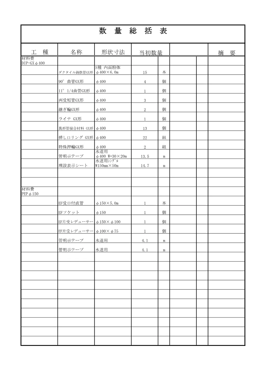 2026108606数量調書.pdf 2ページ目のプレビュー