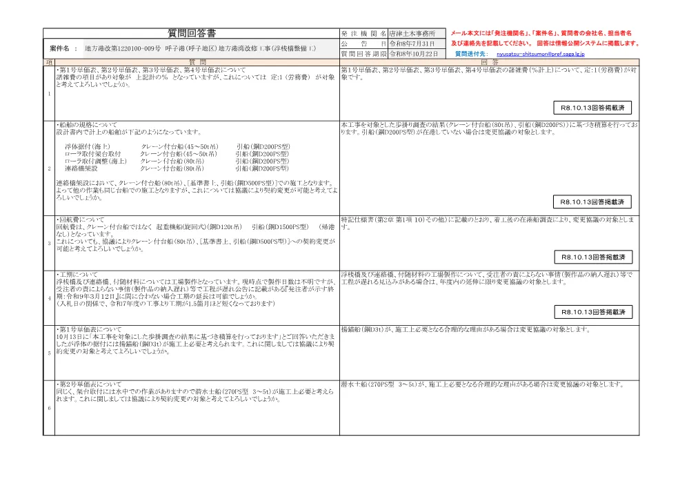 261021回答009号呼子港（呼子地区）.pdf 1ページ目のプレビュー