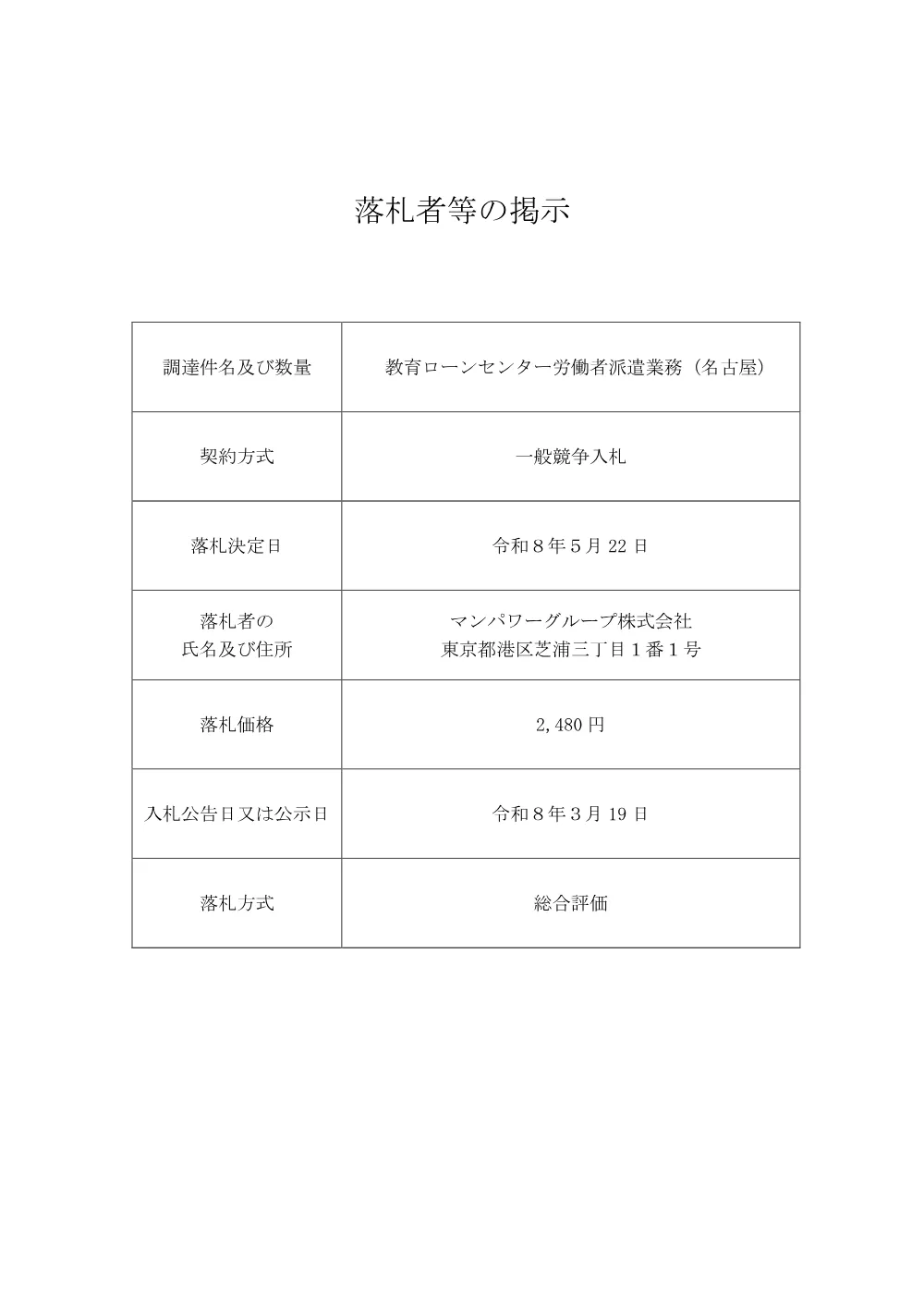 s_bid260528c.pdf 1ページ目のプレビュー