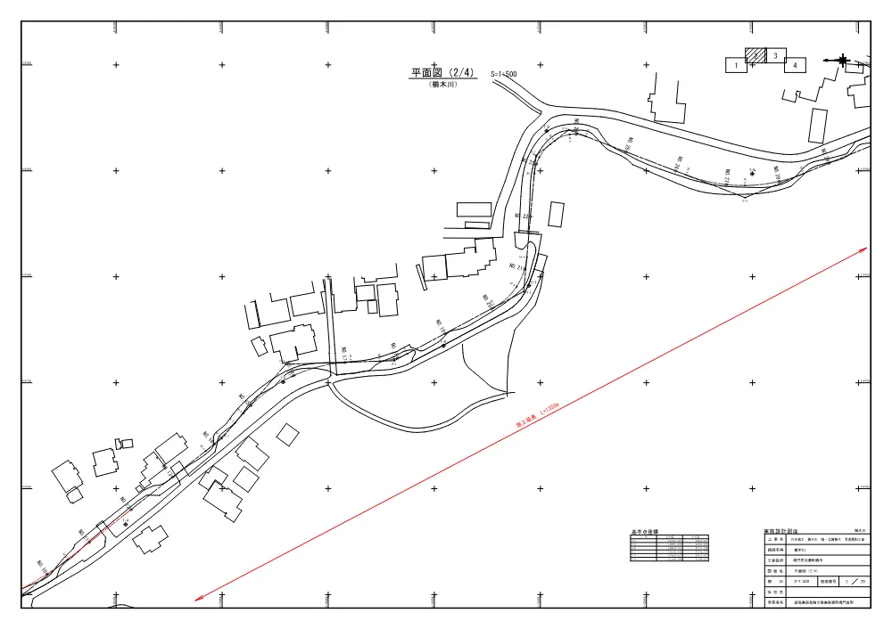 Ｒ８鳴土 櫛木川 鳴・北灘櫛木 河道掘削工事（設計図面）.pdf 2ページ目のプレビュー