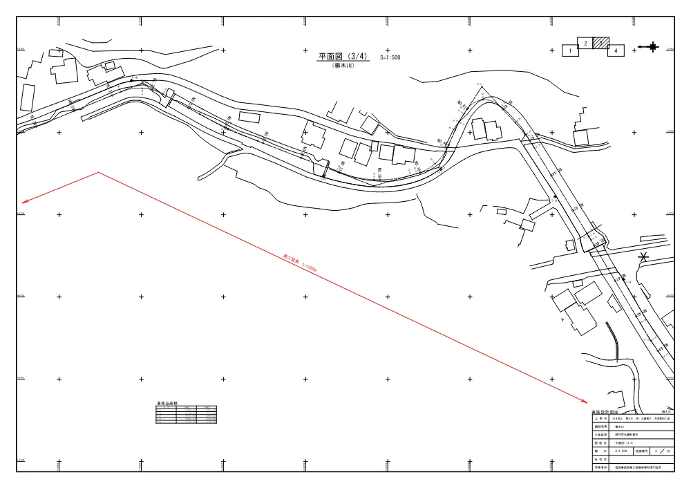 Ｒ８鳴土 櫛木川 鳴・北灘櫛木 河道掘削工事（設計図面）.pdf 3ページ目のプレビュー