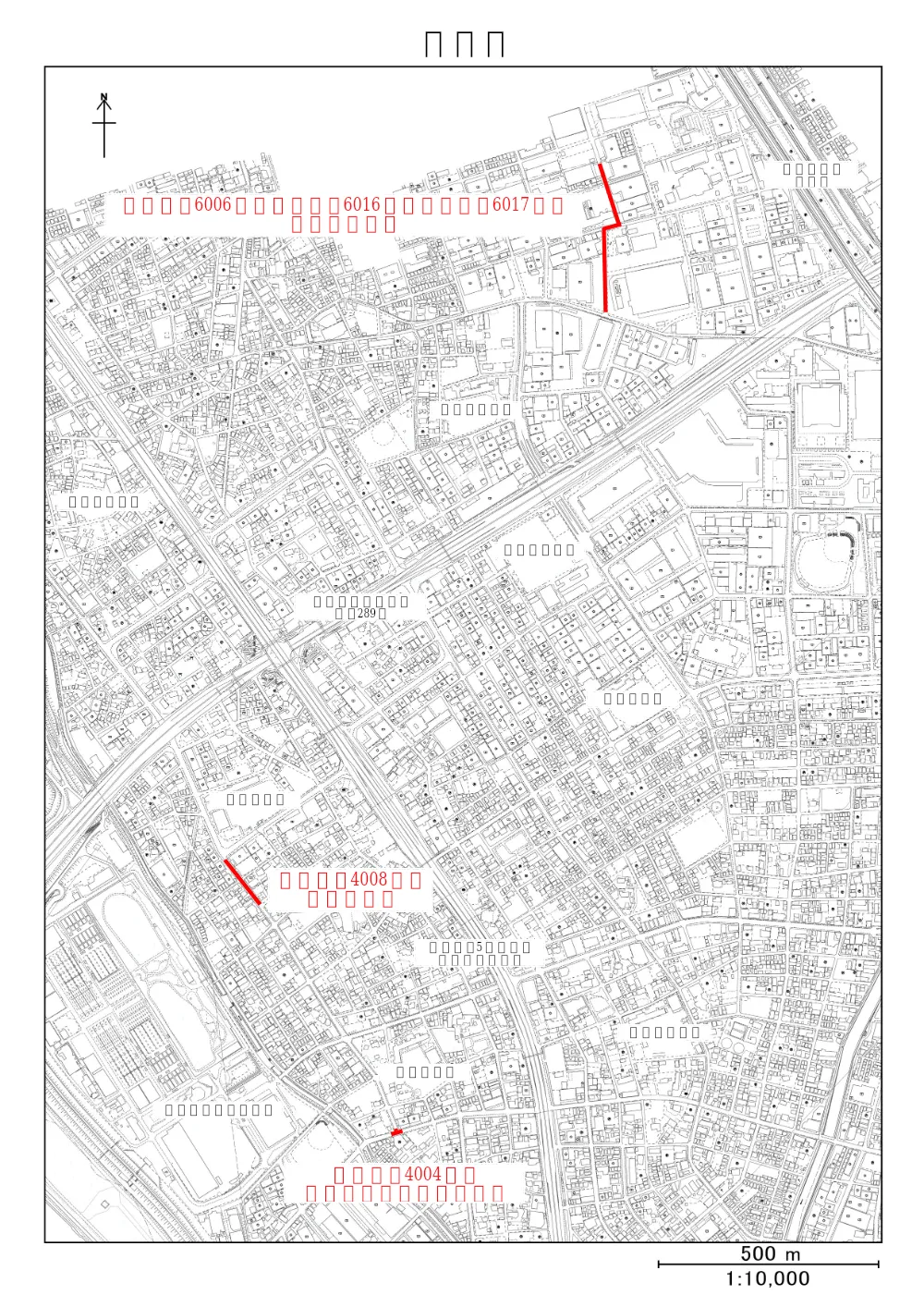 1_案内図【令和８年度道路補修（その２）工事】.pdf 1ページ目のプレビュー