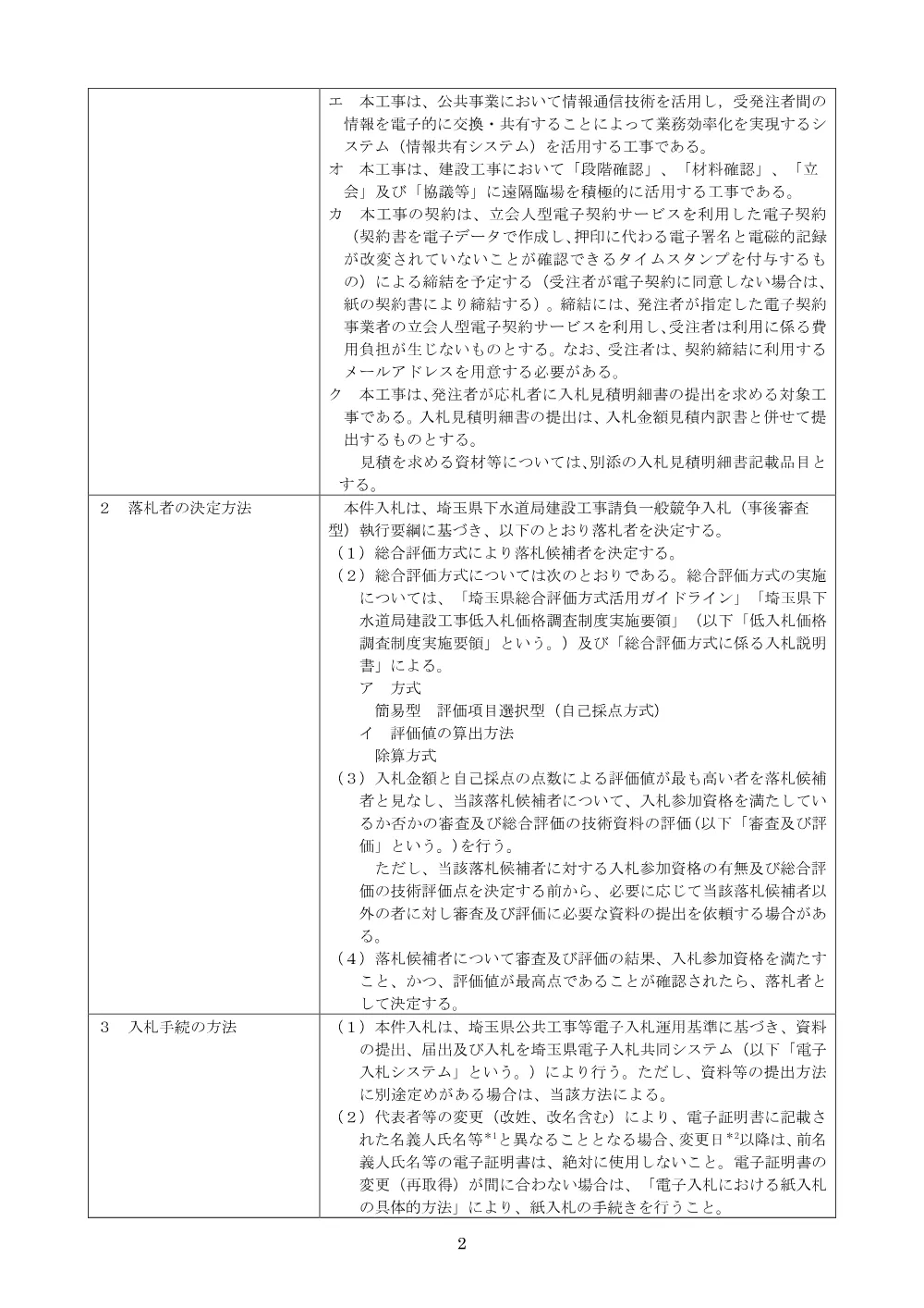 （公告文）　総選除）古利根流域処理場バイパス水路電気設備工事.pdf 2ページ目のプレビュー