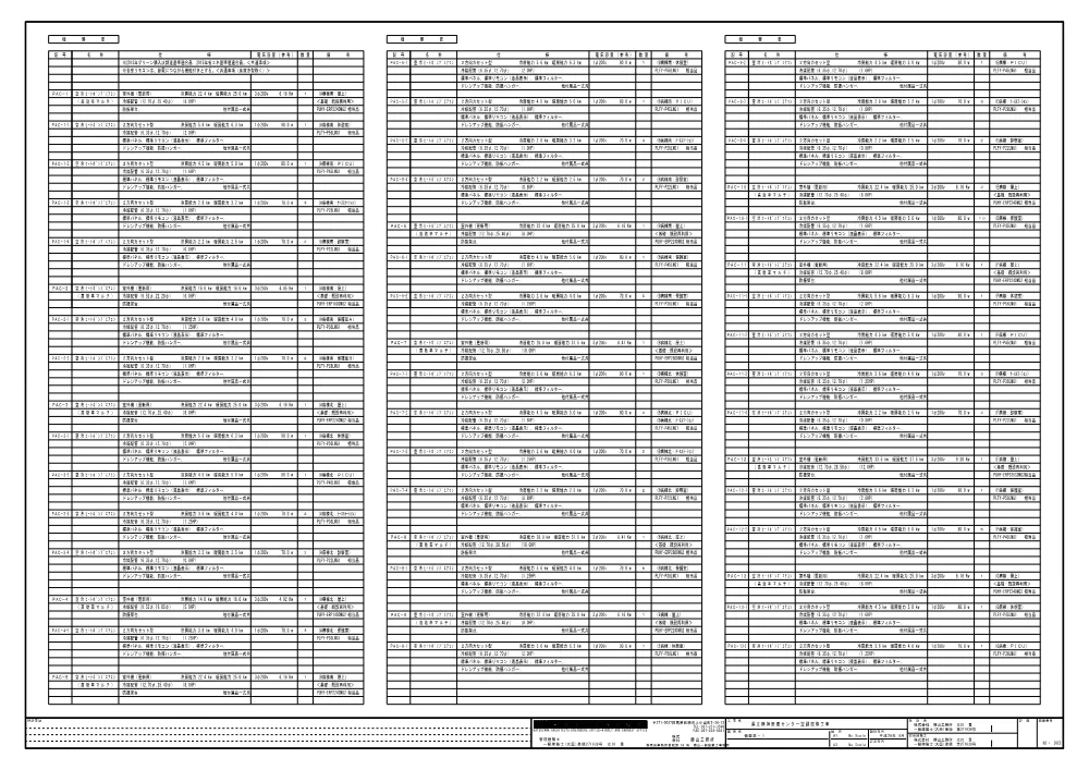 04_仕様書_機器一覧No1.pdf 1ページ目のプレビュー