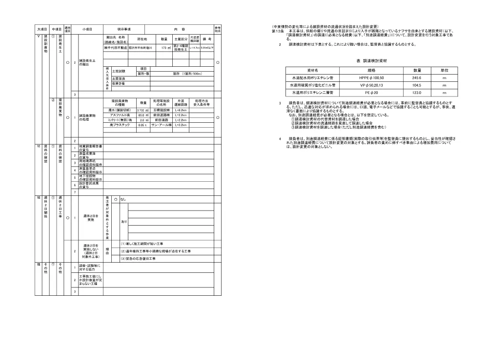水第8号特記仕様書.pdf 3ページ目のプレビュー