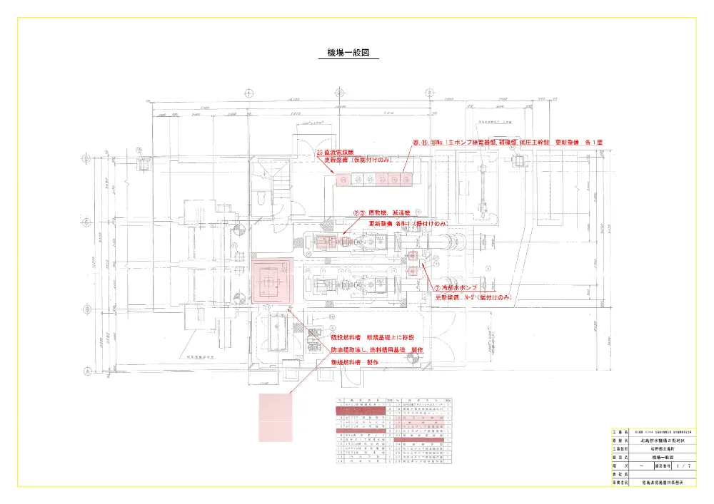 機密性１｜Ｒ８徳耕 ストマネ 北島排水機場２期 排水機場補修２工事（設計図面）.pdf 1ページ目のプレビュー