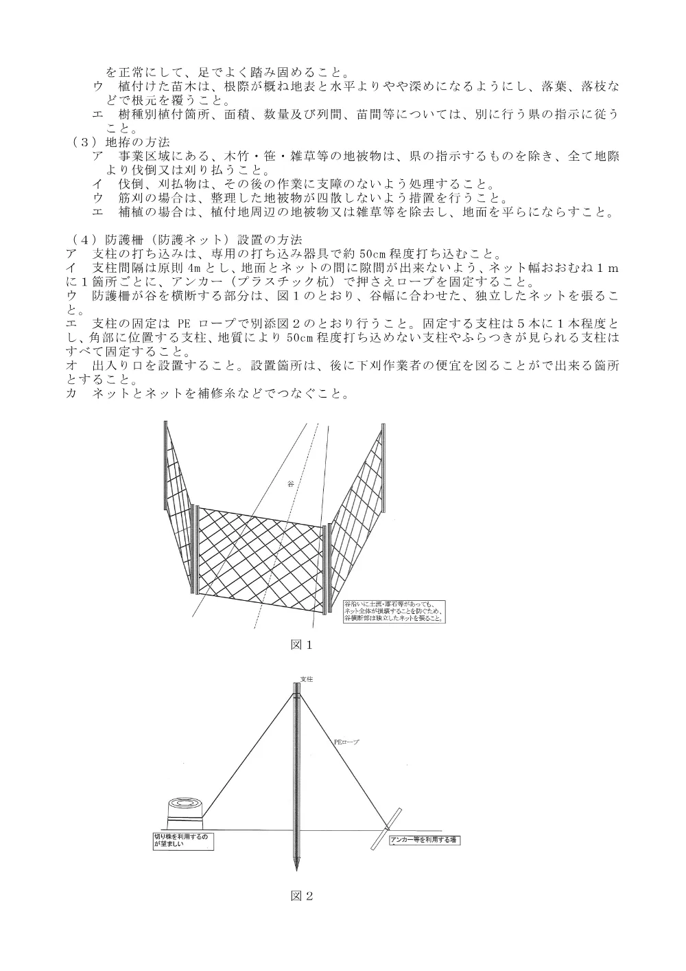 機密性１｜Ｒ８吉林 県営林新植事業（桁山県有林）(仕様書).pdf 2ページ目のプレビュー