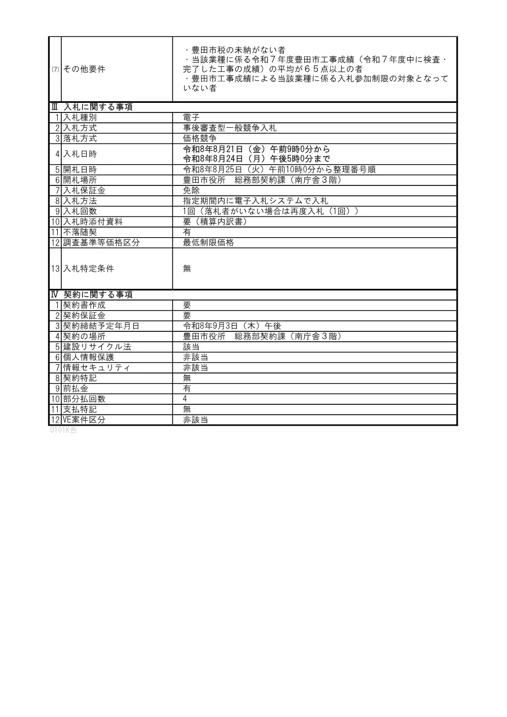 公告（価格競争6件）.pdf 3ページ目のプレビュー