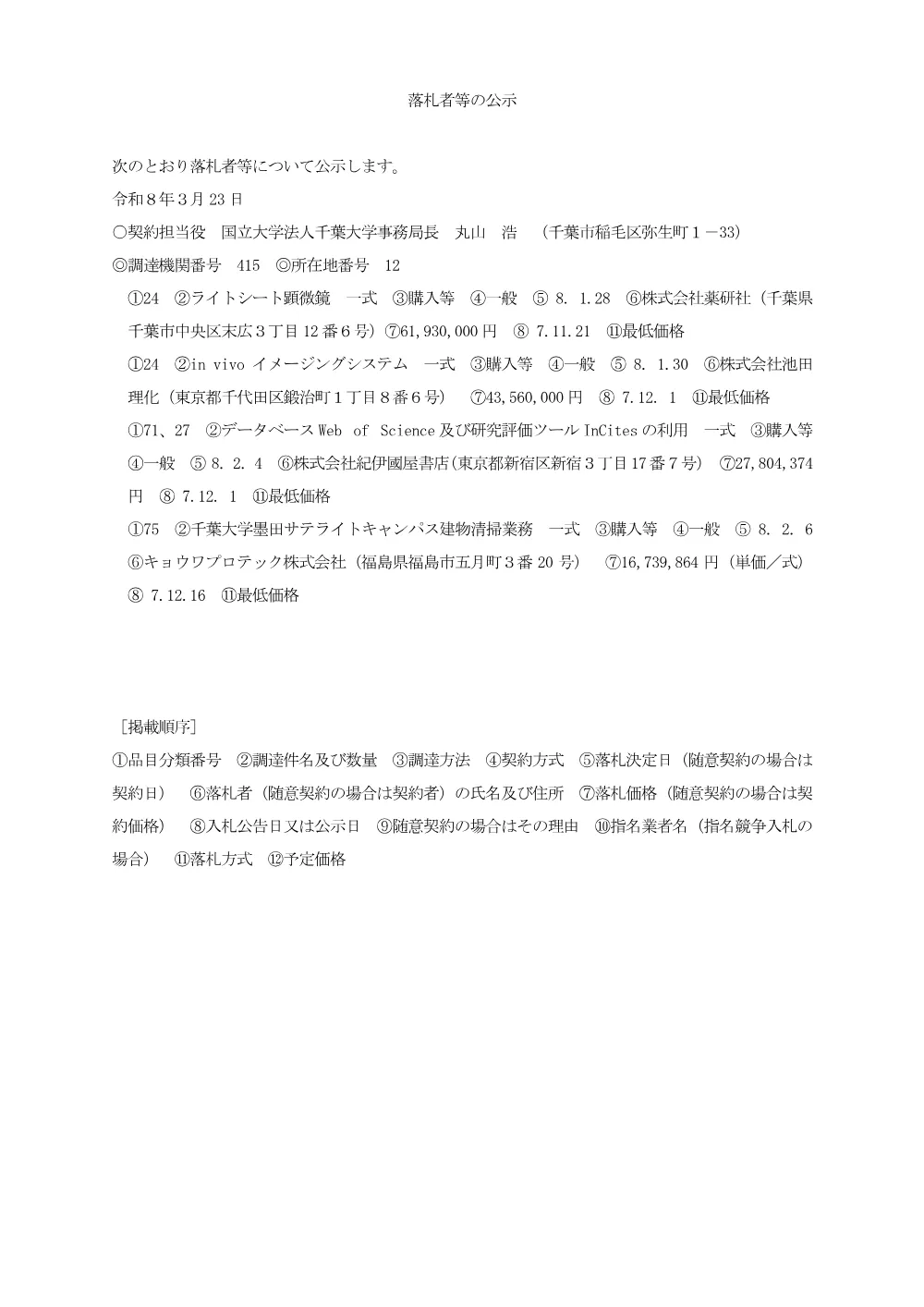 20260323rakusatsu.pdf 1ページ目のプレビュー