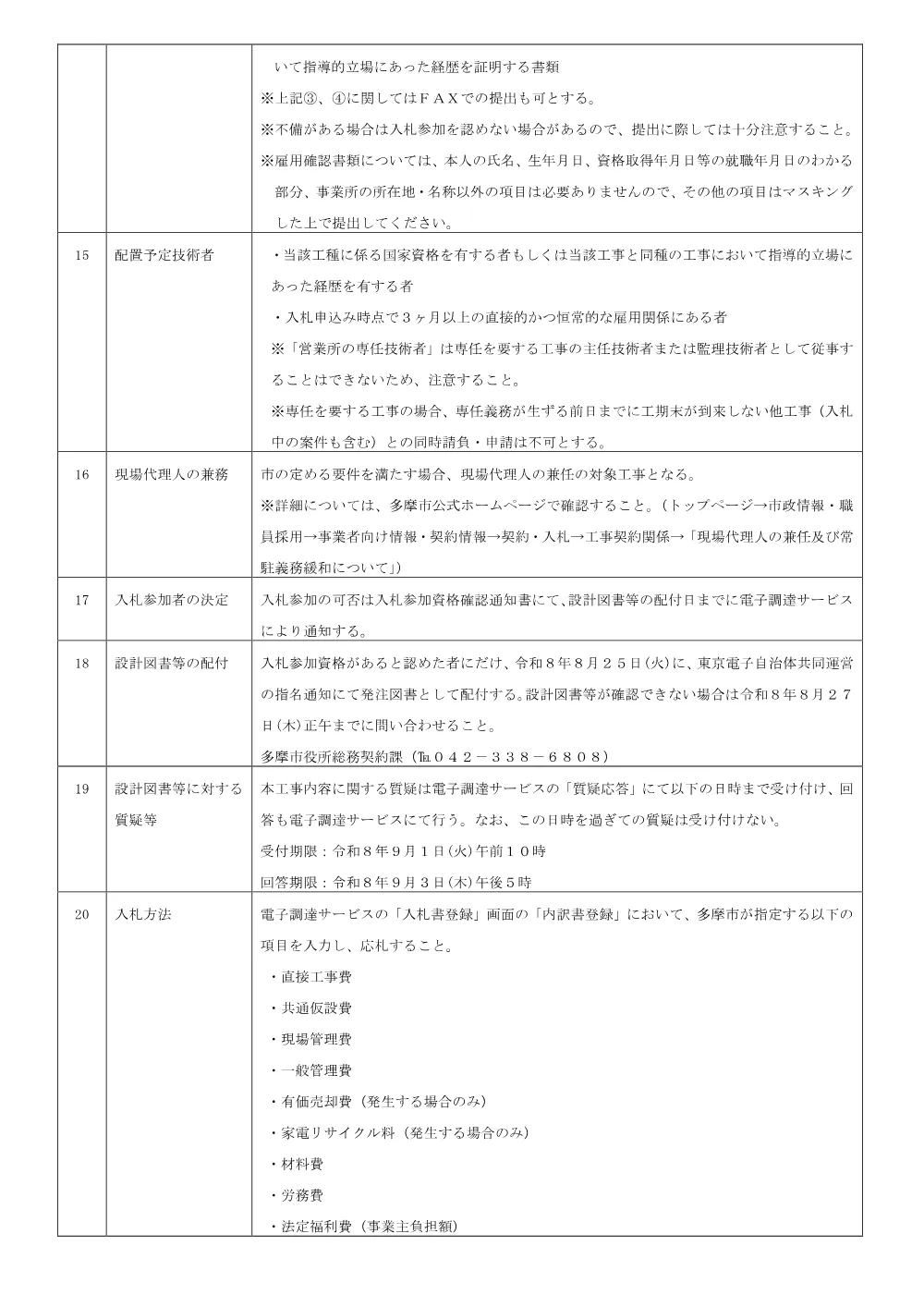 街路灯改修工事（Ｒ８－１）.pdf 2ページ目のプレビュー