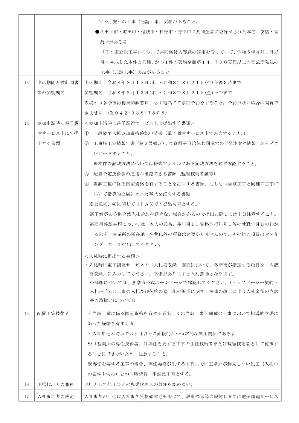 （下水）管渠更生等工事（Ｒ８－１Ｓ）.pdf 2ページ目のプレビュー