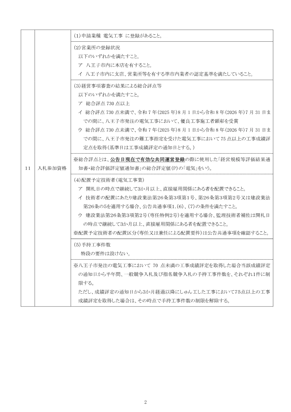 01公告（2026003323市立中山中学校受変電設備更新工事）.pdf 2ページ目のプレビュー