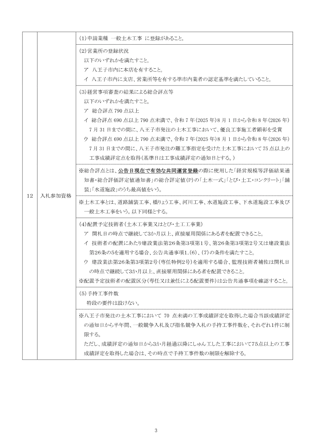 01公告（2026003233市道横山150号線道路改修工事）.pdf 3ページ目のプレビュー