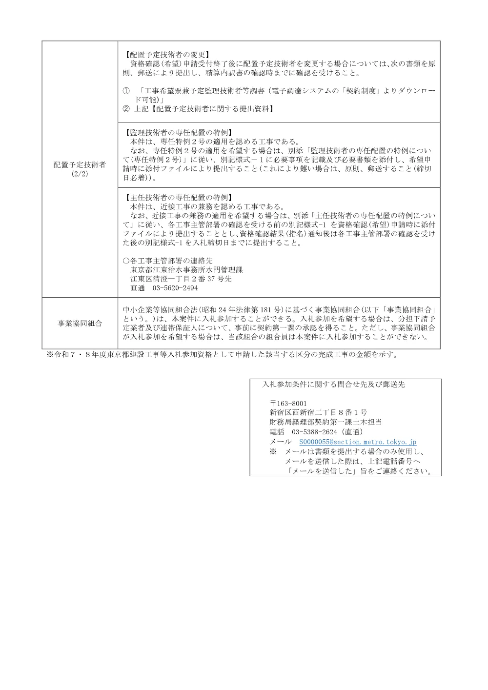 入札参加条件.pdf 2ページ目のプレビュー