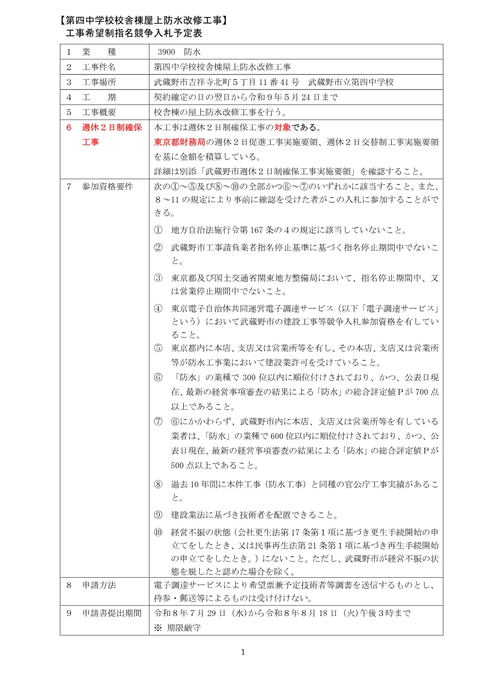 発注予定表.pdf 1ページ目のプレビュー
