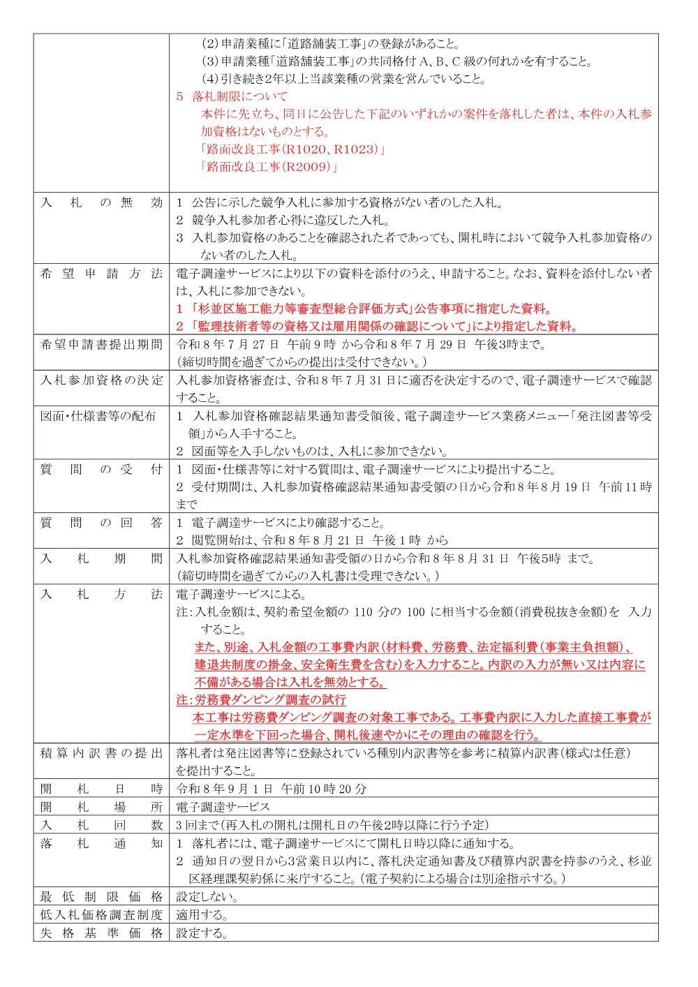 0727路面改良工事（Ｒ１０１０）.pdf 2ページ目のプレビュー