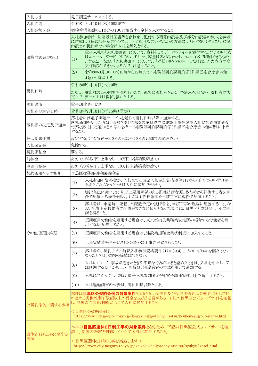 告示文：重要文化財（建造物）旧前田家本邸門衛所ほか１棟保存修理工事.pdf 2ページ目のプレビュー