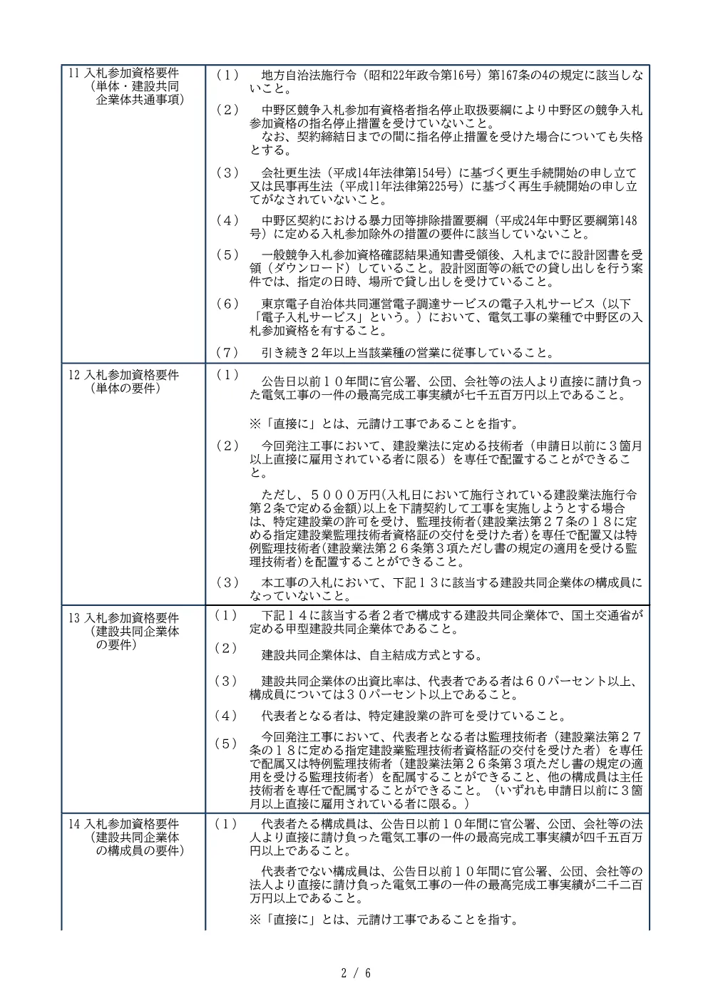 01_入札公告（LED街路灯灯具交換工事（西部）(工事第08209号)（単価契約））.pdf 2ページ目のプレビュー