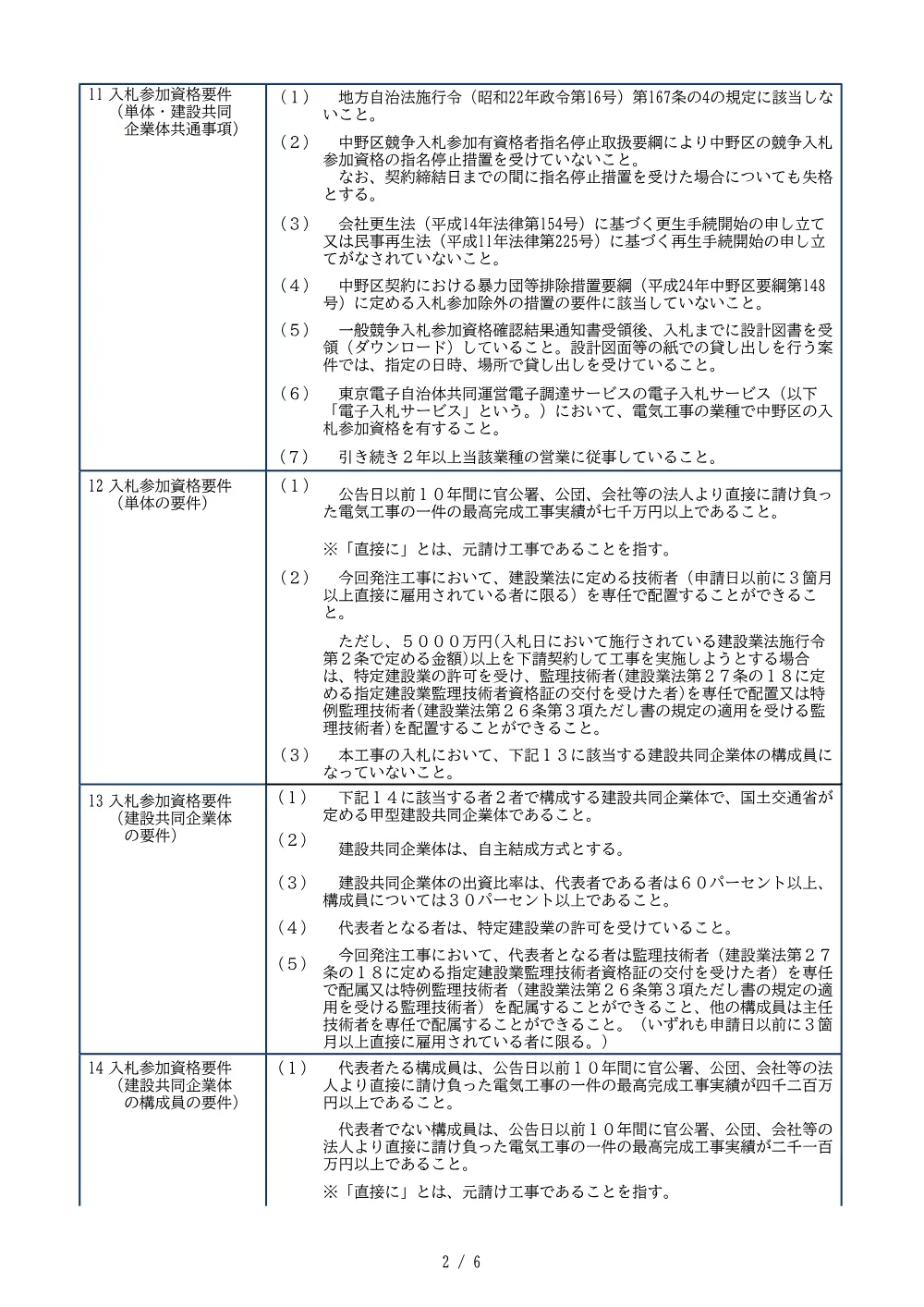 01_入札公告（LED街路灯灯具交換工事（東部）(工事第08208号)（単価契約））.pdf 2ページ目のプレビュー