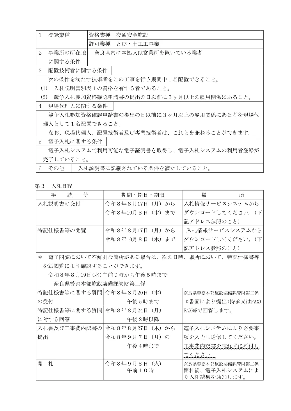 路側式標識設置工事 第5号.pdf 2ページ目のプレビュー