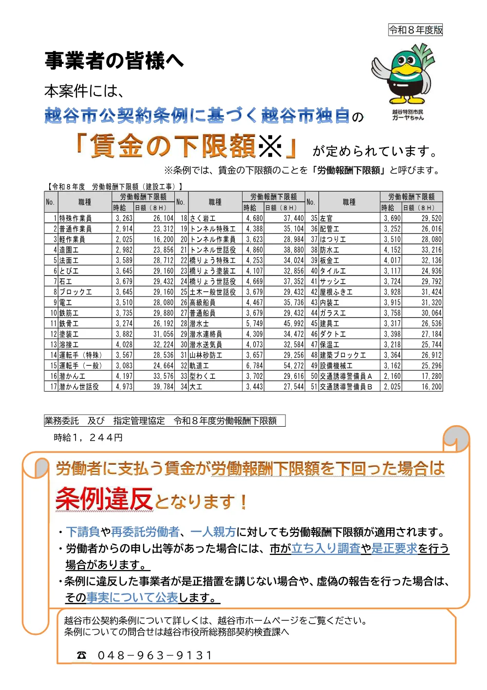 g.R8労働報酬下限額について（R8.4.1～）.pdf 1ページ目のプレビュー