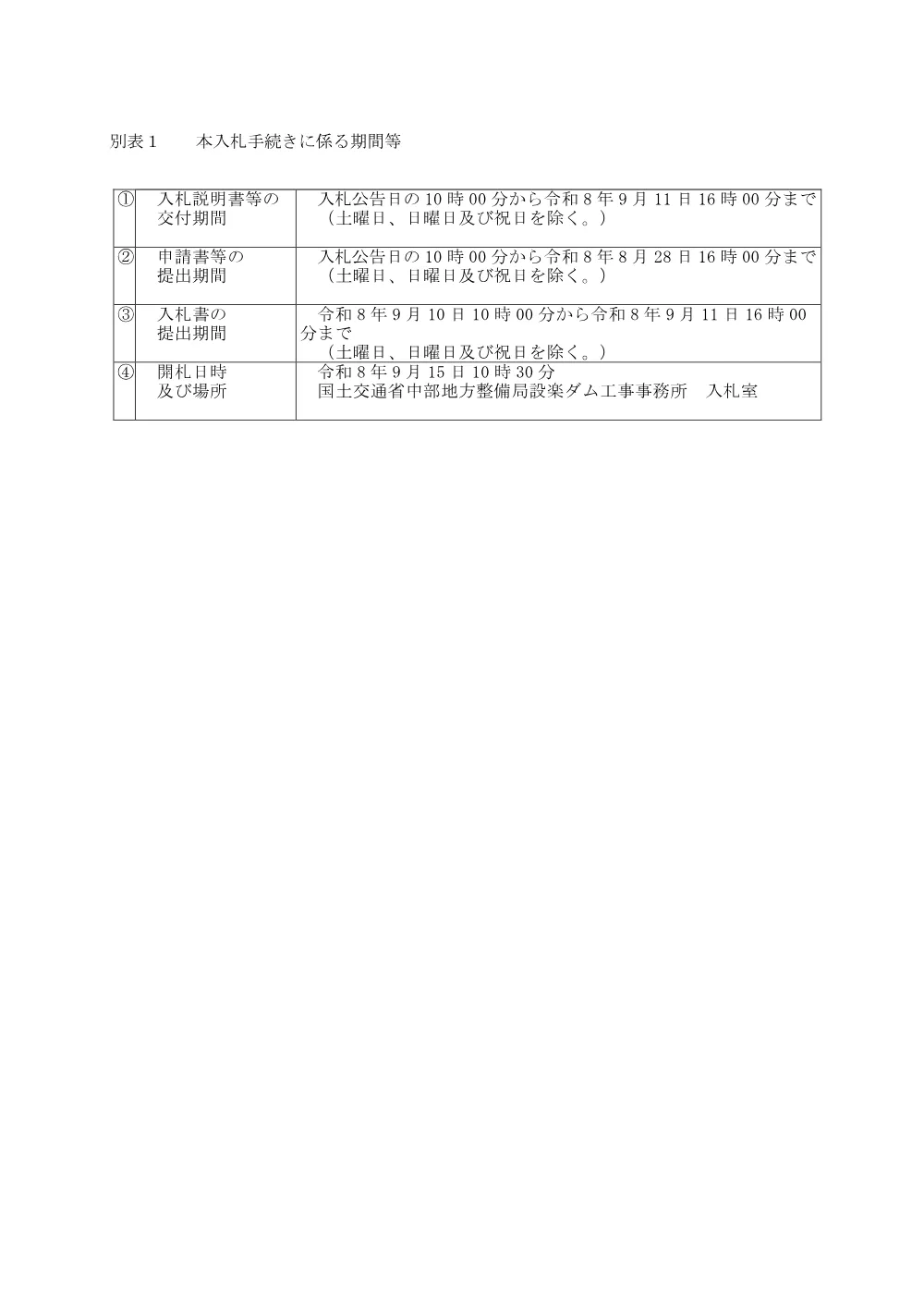 令和８年度 設楽ダム八橋水文観測所機器購入.pdf 3ページ目のプレビュー