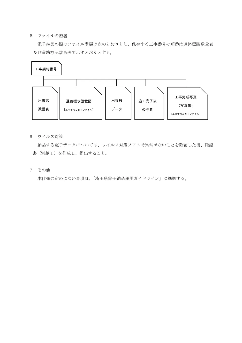 【特記仕様書】データ交付・データ納品.pdf 3ページ目のプレビュー