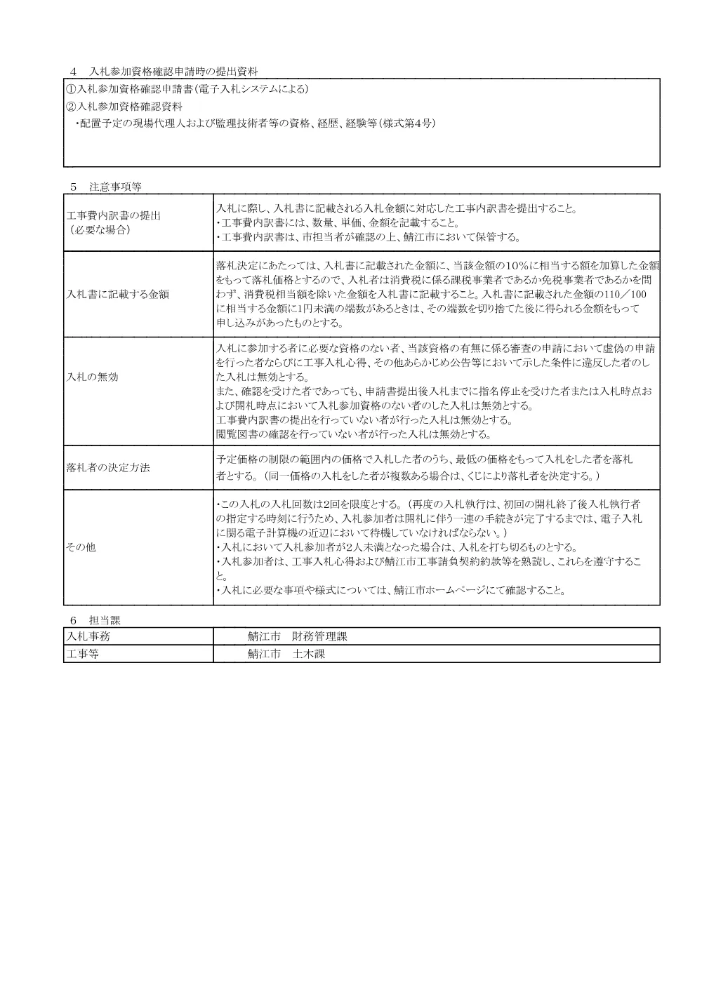 狐尾谷川河川水路整備工事（26-206003）（PDF：117KB）.pdf 2ページ目のプレビュー