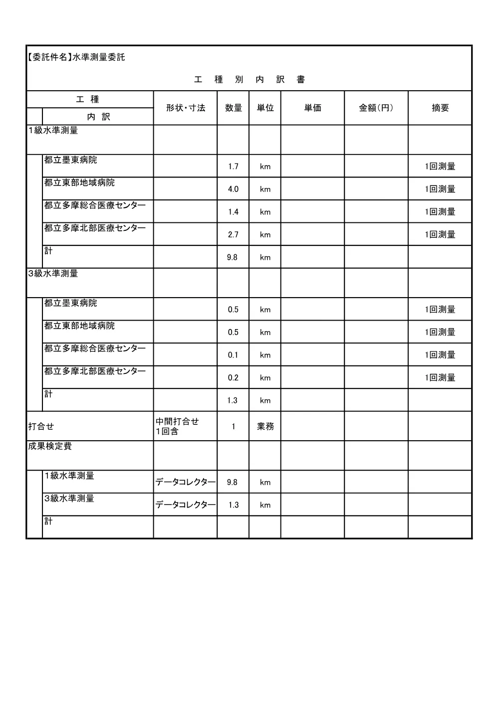 内訳書.pdf 2ページ目のプレビュー