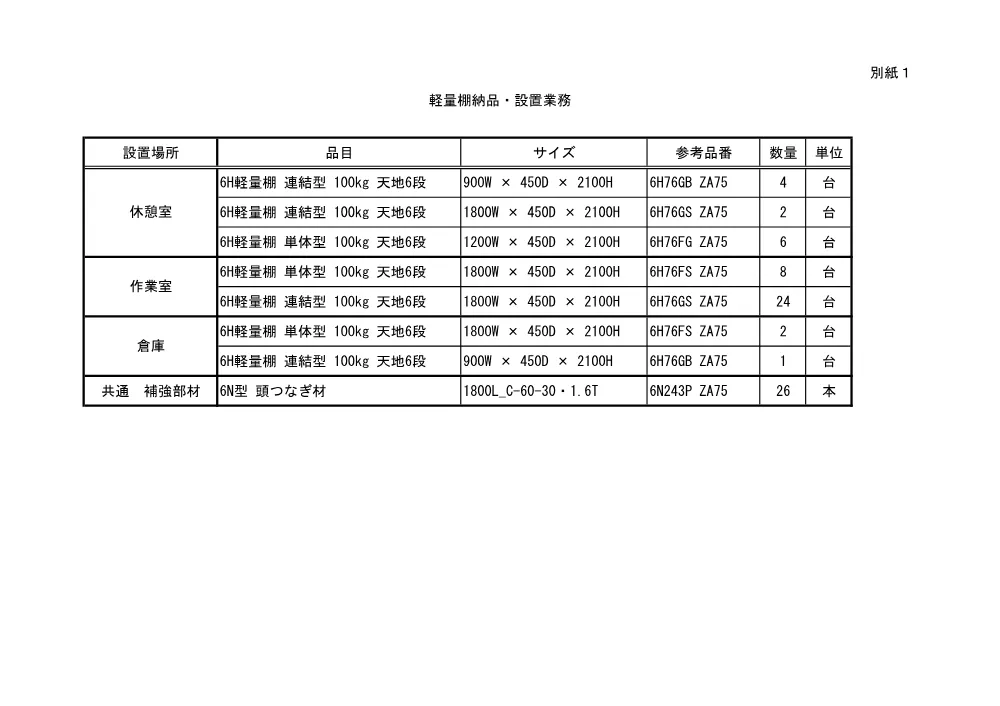 仕様書（PDF：389KB）.pdf 3ページ目のプレビュー