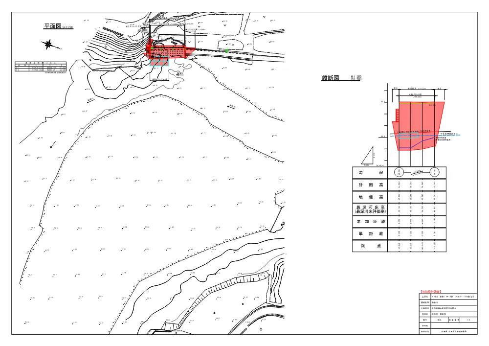 Ｒ８徳土 鮎喰川 神・阿野 （Ｒ８災７）河川復旧工事（設計図面）.pdf 1ページ目のプレビュー