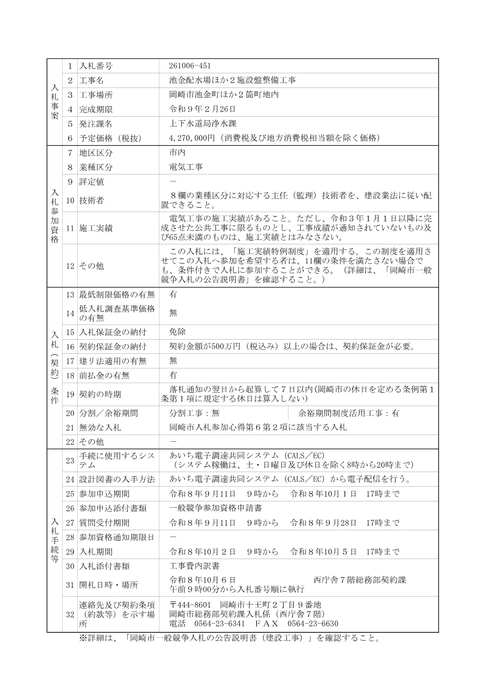 公告261006-451.pdf 1ページ目のプレビュー