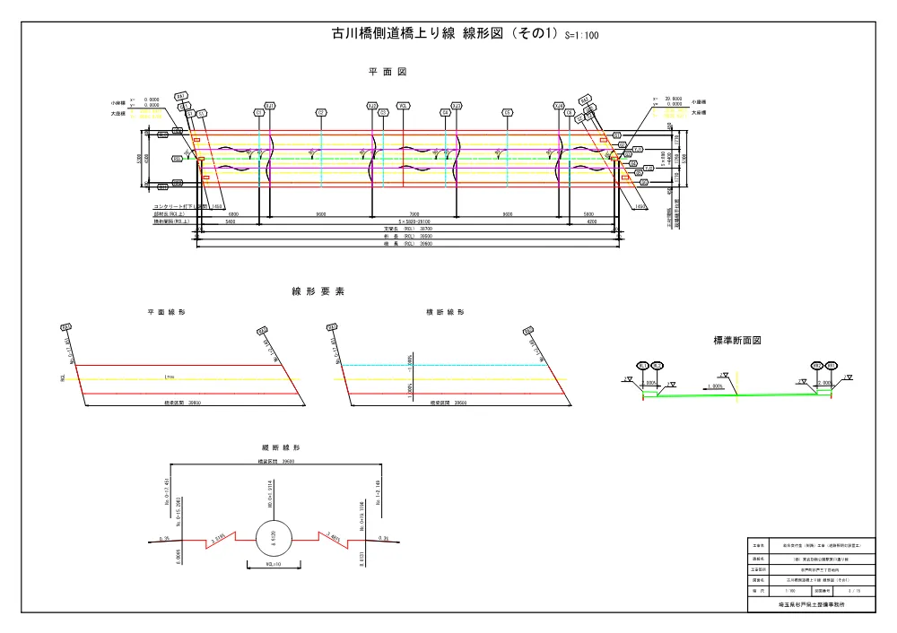 06設計図面【総合交付金（街路）工事（道路照明灯設置工）】.pdf 3ページ目のプレビュー