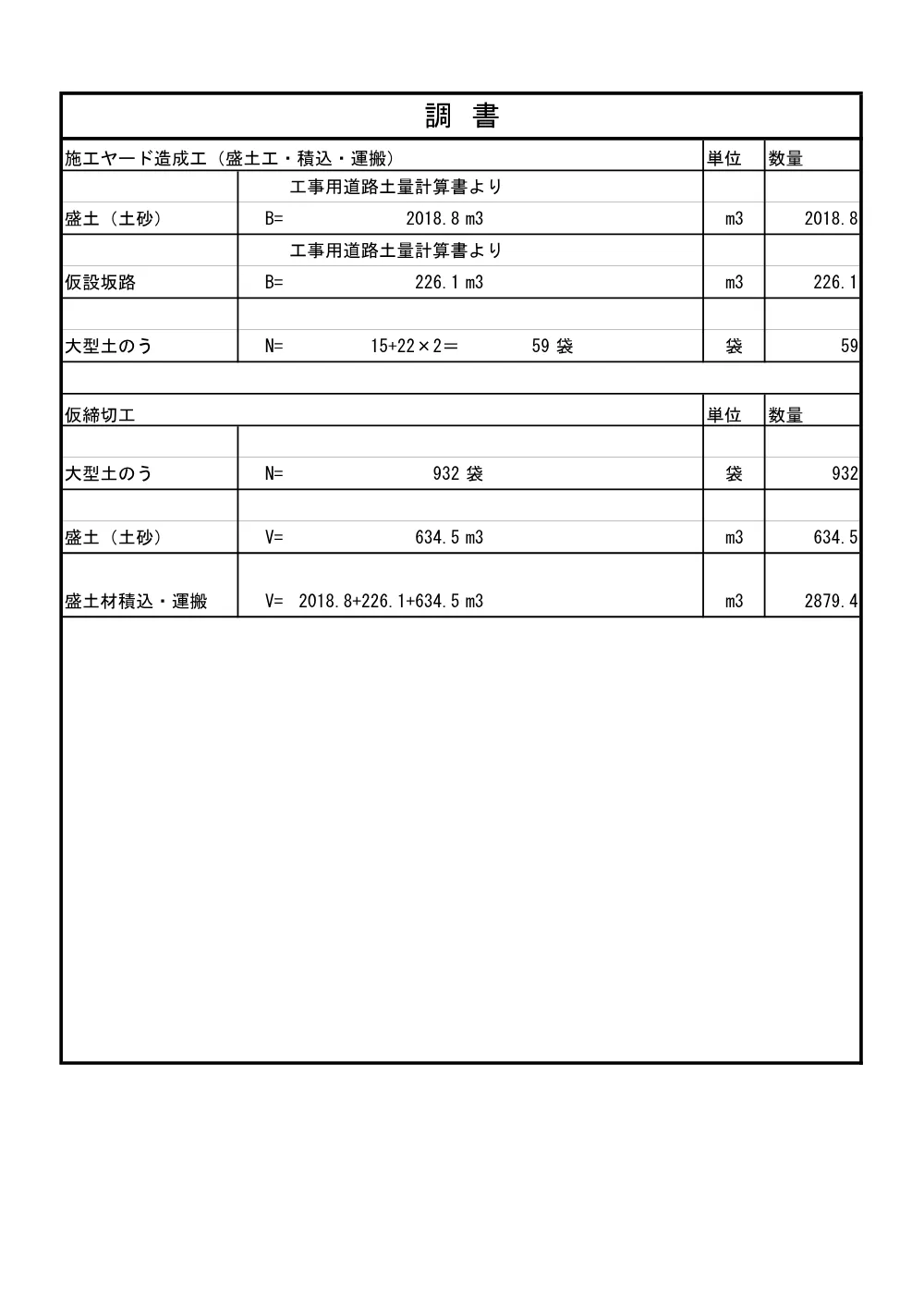 03_数量計算書.pdf 3ページ目のプレビュー