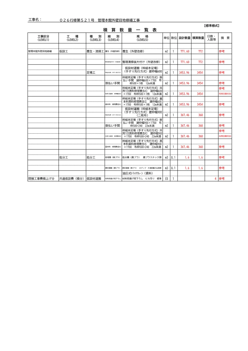 03 026-521 積算参考資料.pdf 2ページ目のプレビュー