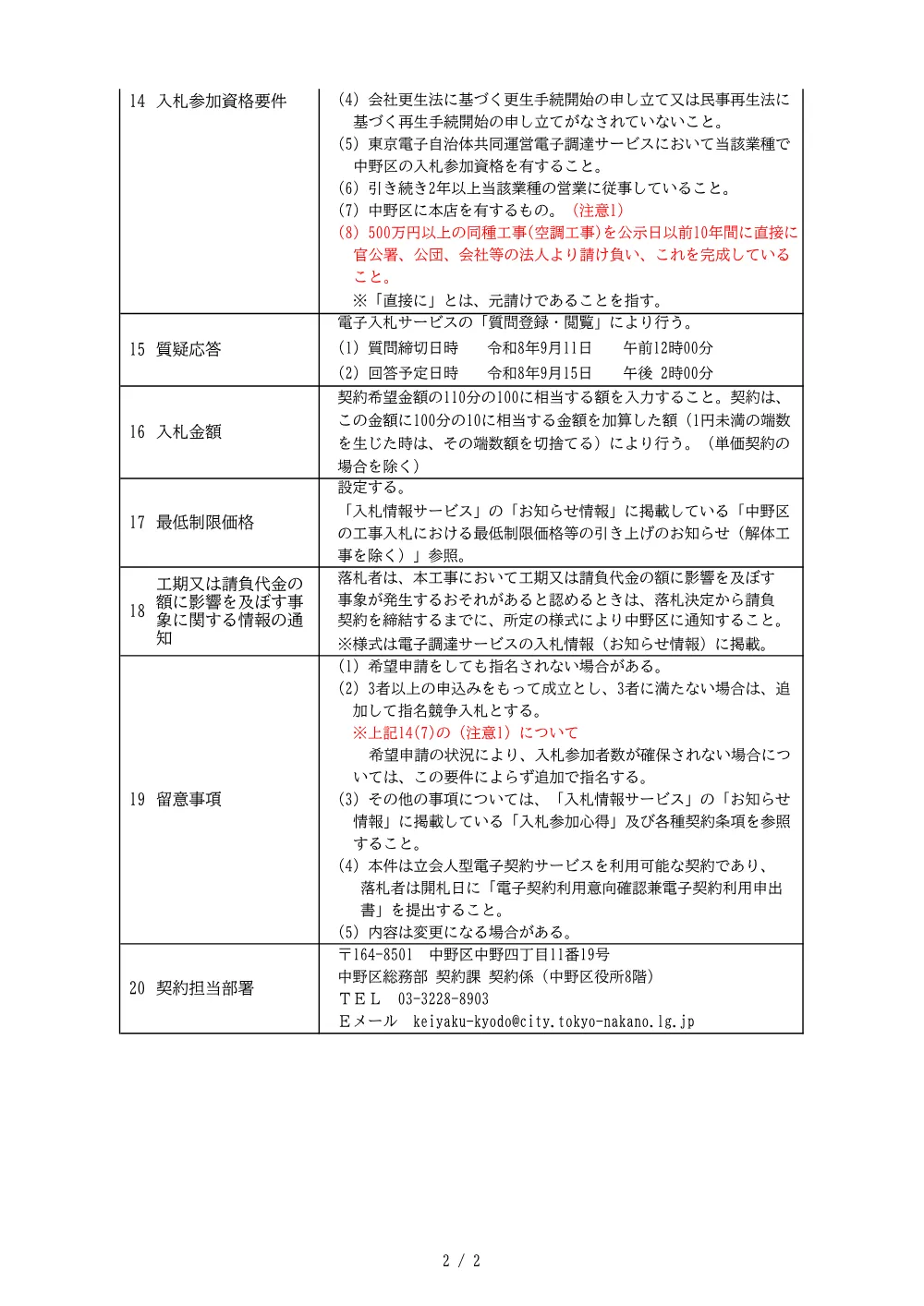 建設工事等発注予定表（やよいの園換気設備改修その他工事）.pdf 2ページ目のプレビュー