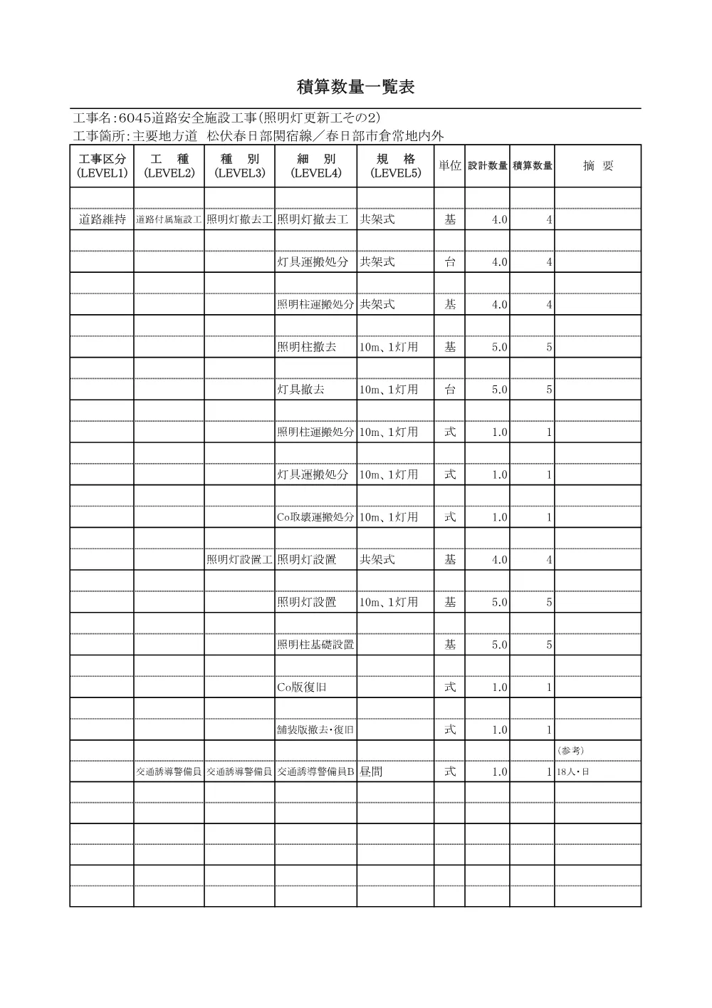 06.６０４５積算参考資料.pdf 2ページ目のプレビュー